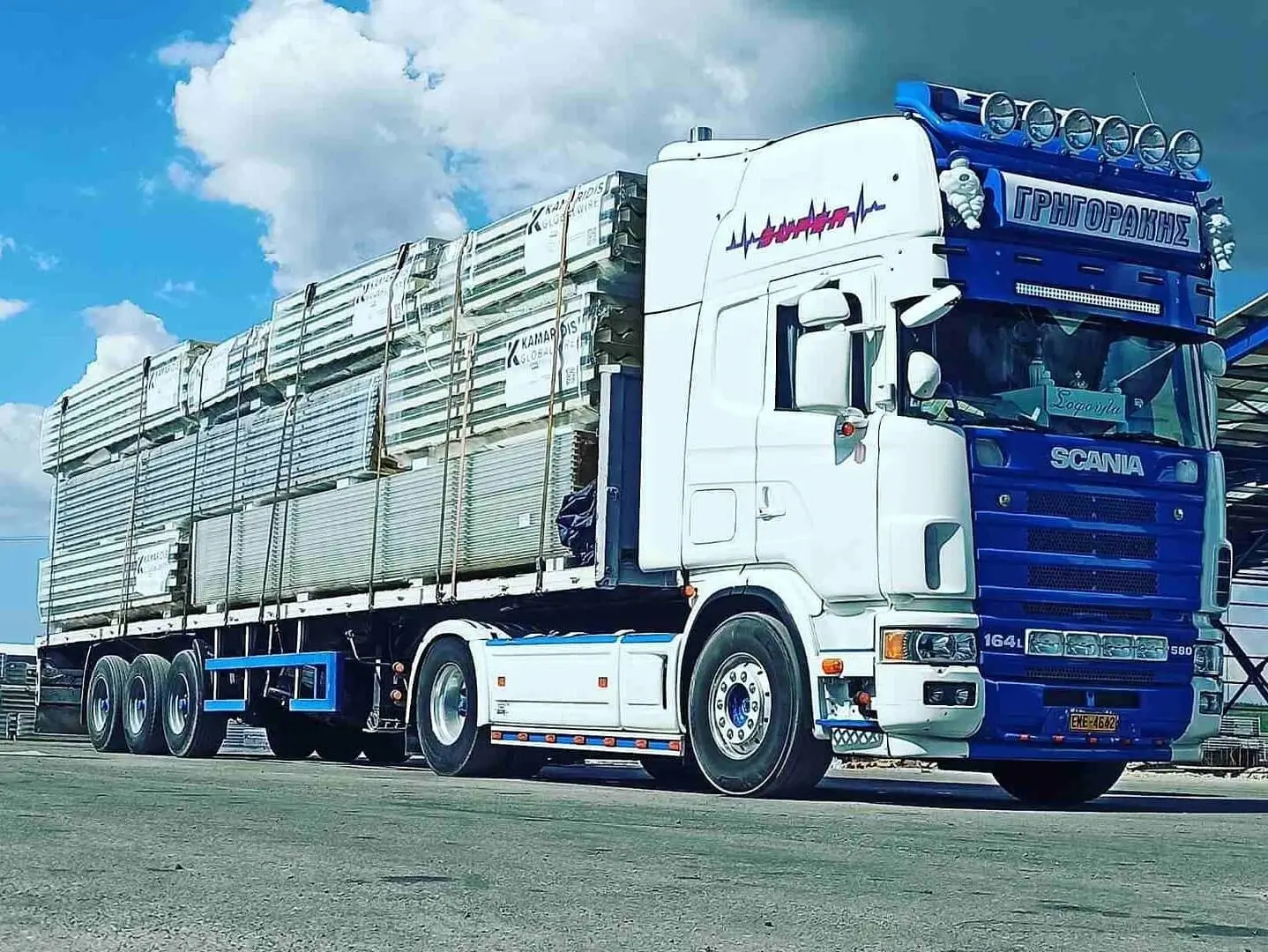 Parked truck